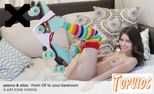 Art - Eliza Jane & Salena Storm - Cam Girls in Your Bedroom