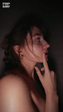 Amazing Shower Tease And Double Cumshot With Dripping Creampie