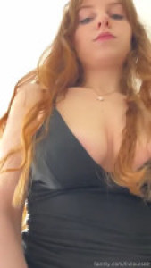 LivLouise Pleases A Cock In Black Dress