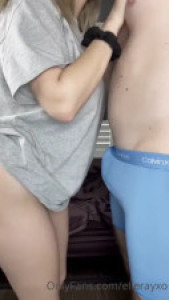Ellerayxo Receives CIM After Blowjob