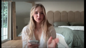 Caroline Zalog's Hot Livestream Session