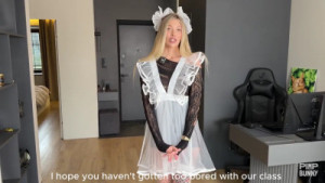 Busty Russian Graduate Takes Teacher's Cock After School Ends