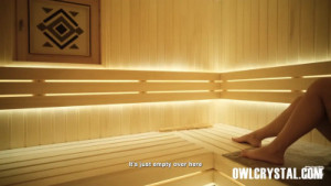 Owl Crystal Lets A Stranger Fuck Her In The Sauna