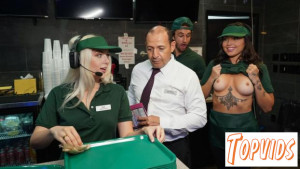 Gia OhMy & Mira Luv - Cumming Before Closing