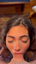 Brenda Trindade Receives An Anal Creampie