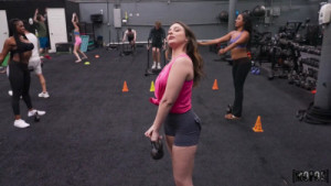 Violet Dawn Gets Pounded In The Gym