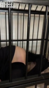 Kitty PupuWaifu Gets Fucked In A Cage
