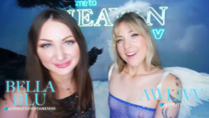 Bella Blu & Awlivv's Angelic Threesome