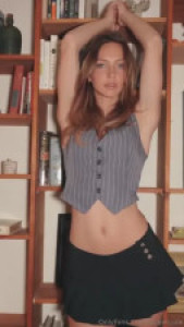 RachelCook Teases Nude In Her Private Library