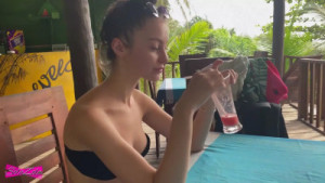 Solazola Sucks Her Man While On A Vacation