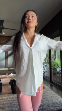 Caryn Beaumont Squirts After Riding Her Dildo