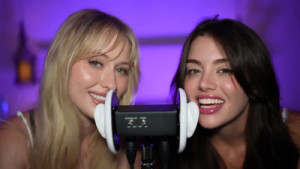 Emily Black & Lena Polanski Talk Dirty In Hot ASMR With Cum Countdown