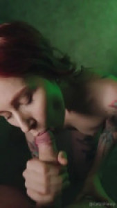 Catziilla Takes Tittie Cumshot After BJ
