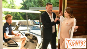 Milka - Confident Cutie Milka Takes A DP Pounding From Hotel Resort Staff