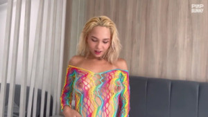 Blonde Babe's Tight Pussy Gets Hammered Hard