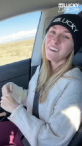 Angel Youngs Gets Drilled After Snowboarding