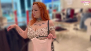 Fucked A Whore In The Fitting Room And Jizzed On Her Face