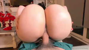 Nickiibaby Bounces Her Big Ass Hard On A Dick