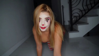 Clown Agatha Vega Gets Fucked On The Couch