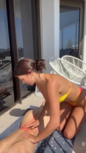 Gracewearslace & Caitlyn Rose's Balcony Lesbian Fun