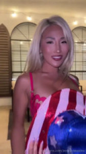Jennie Rose Sins Strips On The Fourth Of July