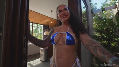 Karmen Karma's Pussy Gets Banged By A BBC