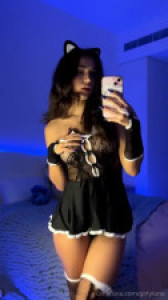 Catgirl Girlylana Masturbates Until She Squirts