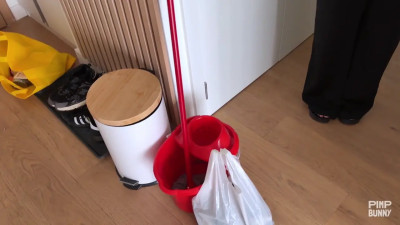 Cleaning Lady Pleases Her Master's Cock