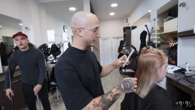 Lia Lin's Pussy Gets Wrecked In A Barbershop