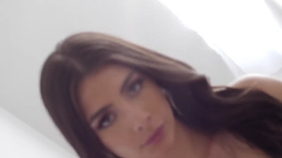 Tru Kait's Threesome With Two White Cocks