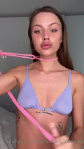 UltraSadClowwwn Chokes Herself While Deep Throating Dildo & Masturbating