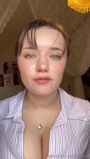 Alice Melville Shows Off Her Tits While Masturbating