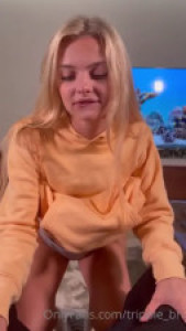 Trippie Bri Gets A Facial After A Sloppy Blowjob