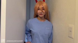 Chainsawman's Power Didn't Expect Denji To Fuck Her So Good And Rough In The Restroom