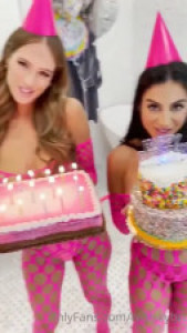 Lena The Plug & Sky Bri's Surprise Birthday Threesome