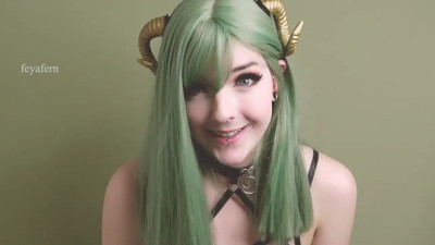 Succubus Feya Fern Plays With Her Tentacle Dildo