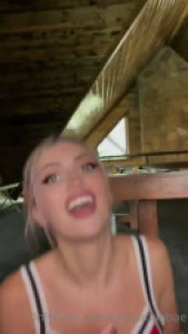 Georgia Peach Tries A Blowjob Spray On Her BF's Cock