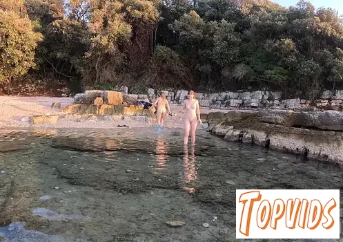 Babyhunterz & Luana - Naked Swimming Skinnydipping Underwater Filming During A Perfect Summer Sunset Babyhunters And Luana