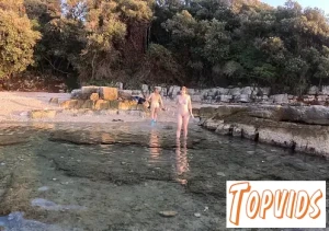 Babyhunterz & Luana - Naked Swimming Skinnydipping Underwater Filming During A Perfect Summer Sunset Babyhunters And Luana