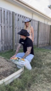 Millie Hannah Gets Fucked In A Cow Costume