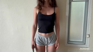 Amateurshe Rides A Hard Cock Until She Gets Creampied