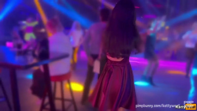 Sex With A Stranger In Nightclub Toilet – Anal And Swallowing Cum