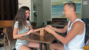 Jenga Loss Leads To Anal Pounding