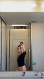 Damania Uses Her Dildo In The Train Bathroom