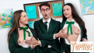 Serena Hill & Lily Thot - "Do Our Homework, and We'll Do Whatever You Want" - Studying Turned Into a Facefucking Session!