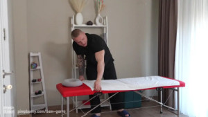 A Big Ass Busty Blonde Came For A Massage But Got A Dick Deep In Her Mouth