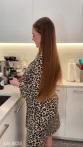Ava Nicks Takes Stepson's Cock In The Kitchen