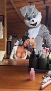 Jaiane Limma Receives A Creampie From A Bunny