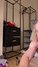 Cat Girl Kate_Edem Rides A Vibrator While Wearing A Ball Gag