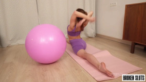 Nicole Murkovski Gets Roughly Pounded During A Yoga Session